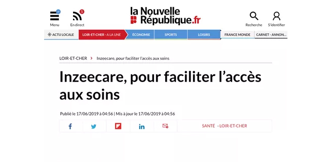 Inzeecare, pour faciliter l’accès aux soins